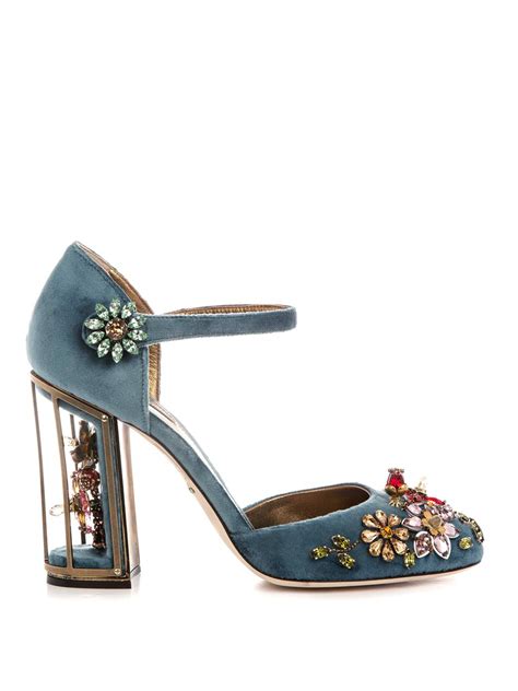 dolce and gabbana shoes blue|dolce & gabbana heels.